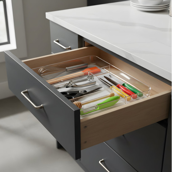Plastic Expandable Drawer Organizer